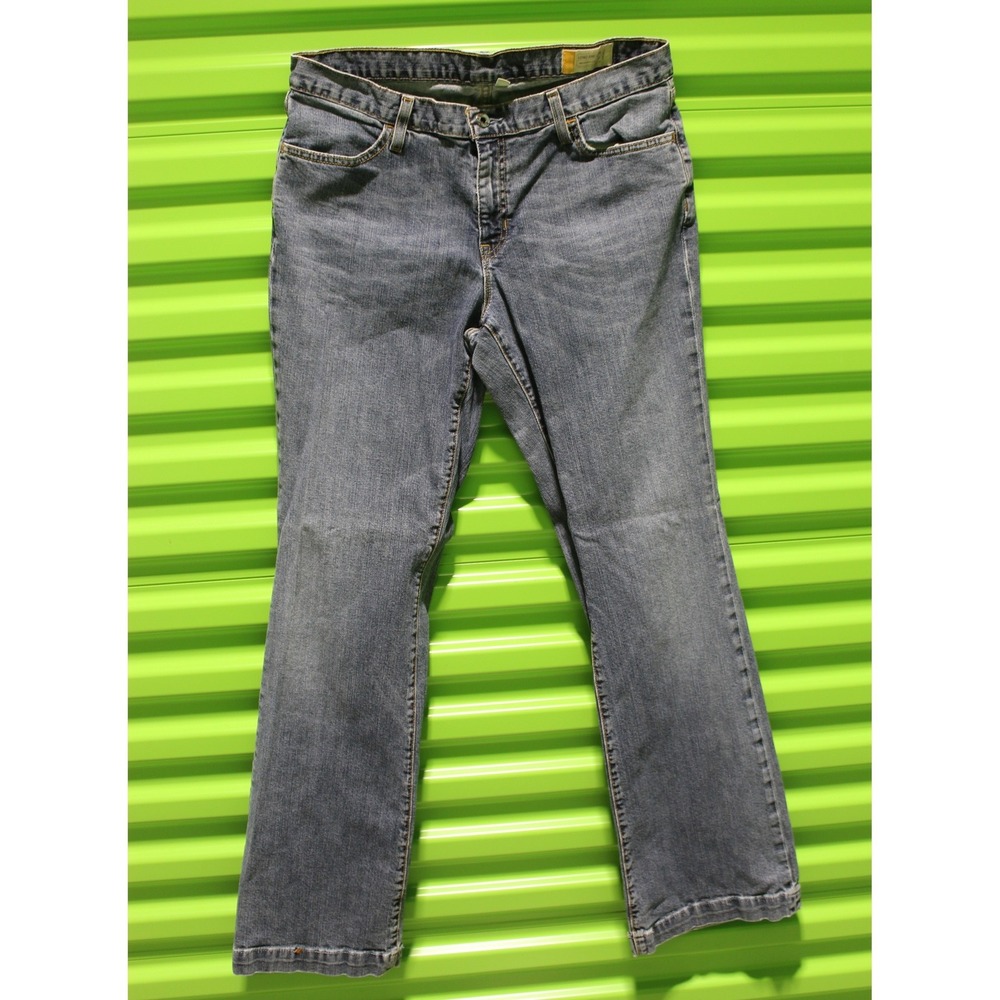 Gap Long and Lean Medium Wash Stretch Bootcut Jeans 12L 419242-00-1